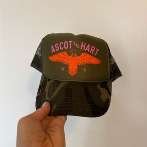 Ascot and Hart Camouflage Trucker Hat